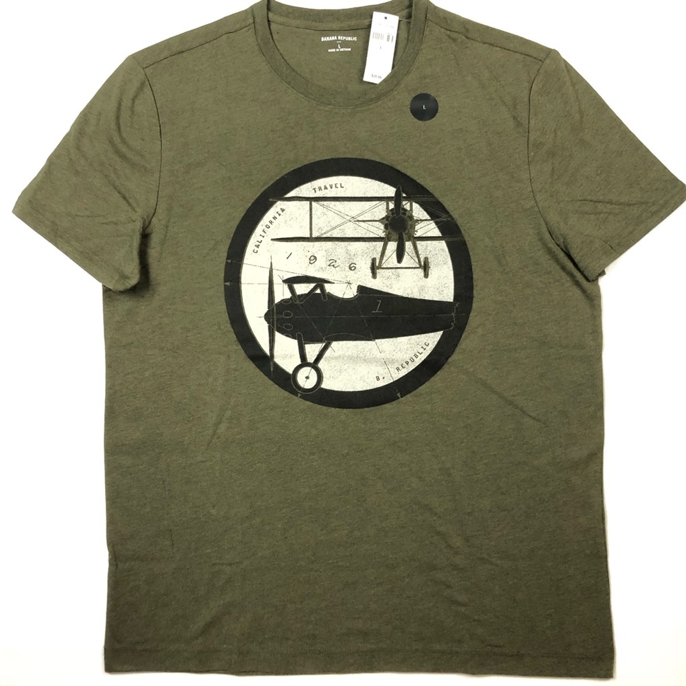 Banana Republic Graphic Aviation Tshirt